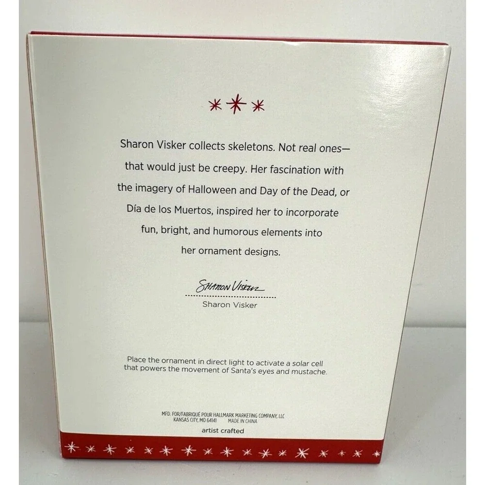 Hallmark Keepsake Ornament 2016‎ MAGIC SOLAR MOTION CHECKING IT TWICE